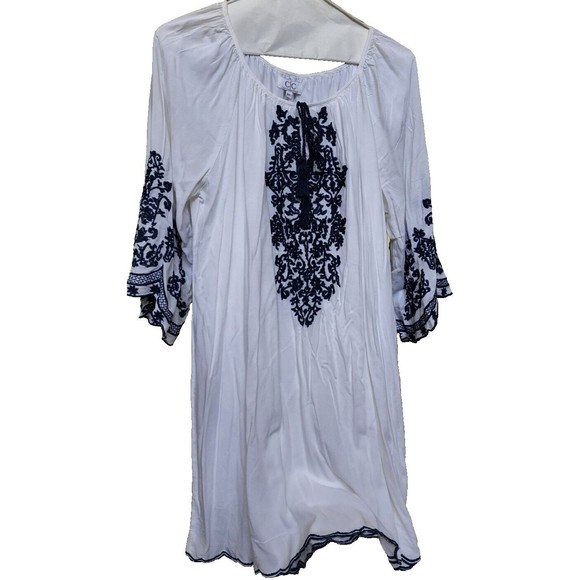 Embroidered Dress/Tunic Boho Hippie Size 3X NWT Artsy by Chic Connection - Picture 1 of 6